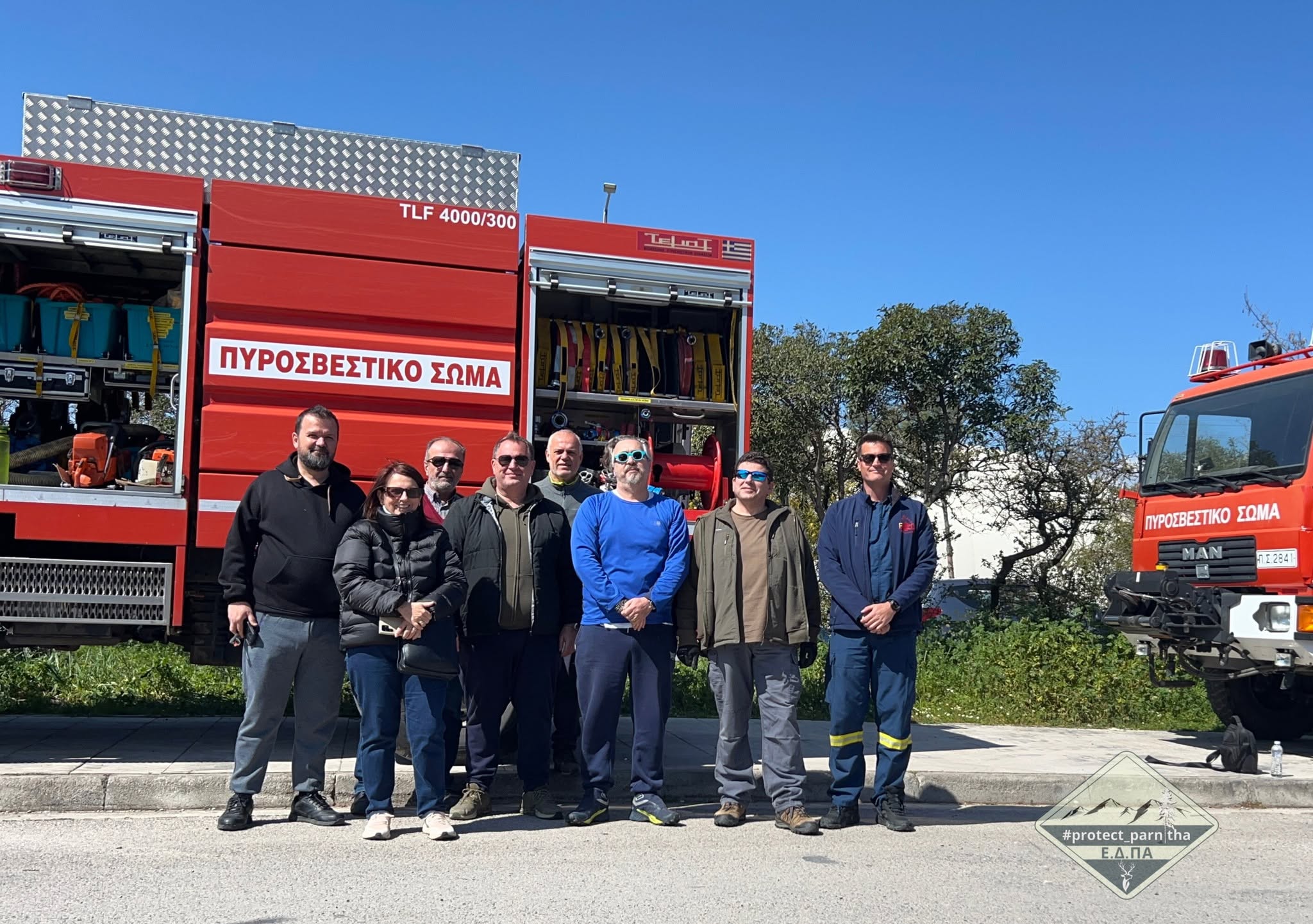 Εκπαίδευση δασοπυρόσβεσης στον 6ο Πυροσβεστικό Σταθμό