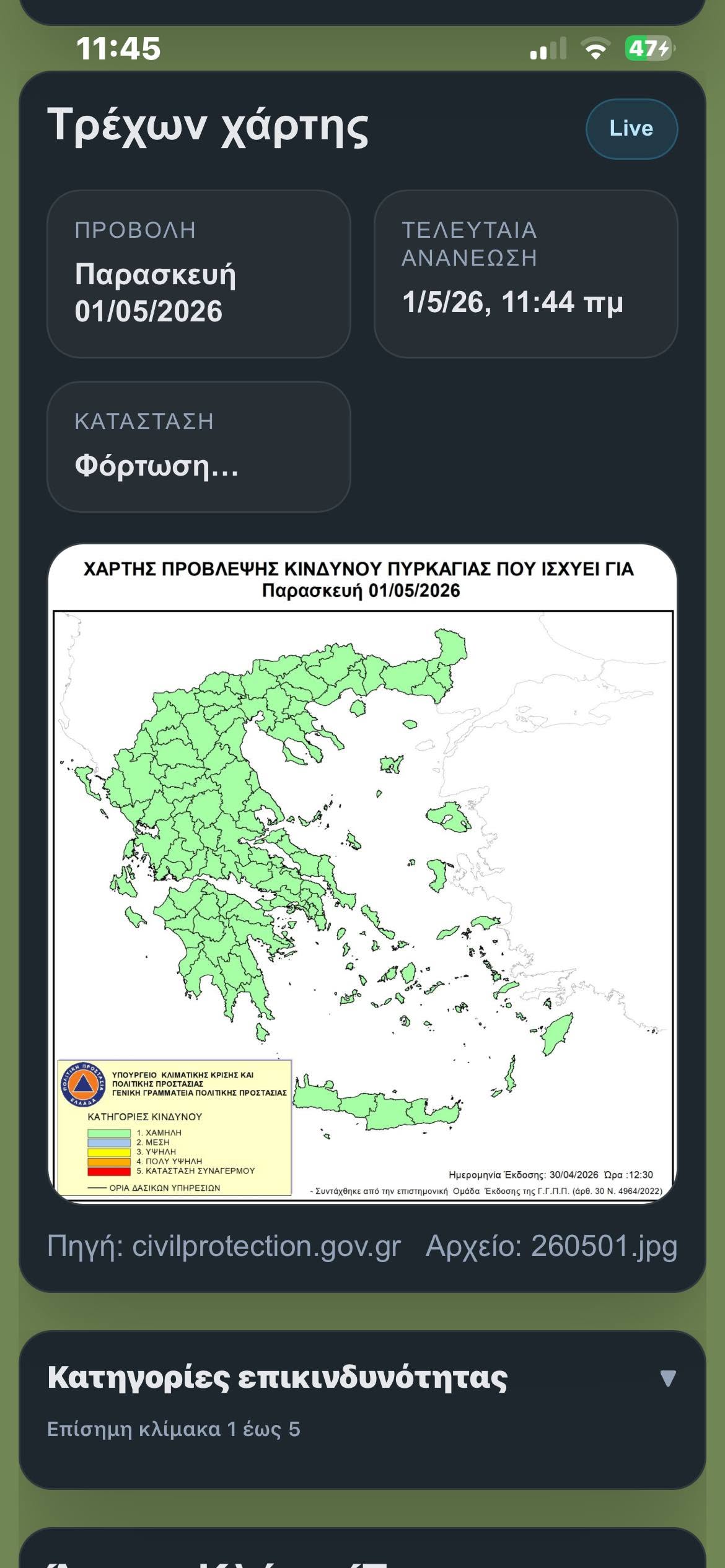 Έναρξη αντιπυρικής περιόδου 2026 και ψηφιακή ενημέρωση