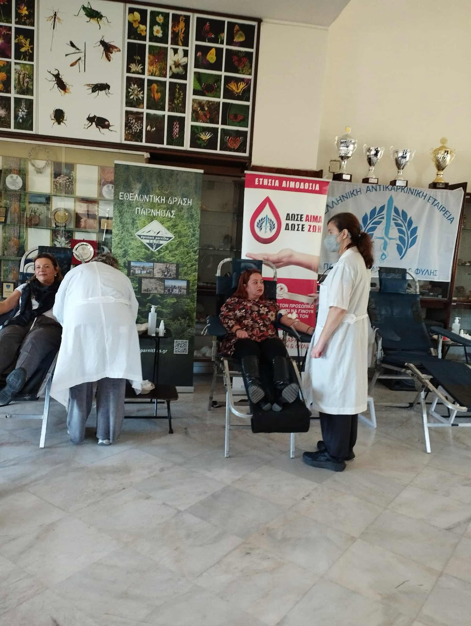 Εθελοντική αιμοδοσία στον ΕΟΣ Αχαρνών το 2025
